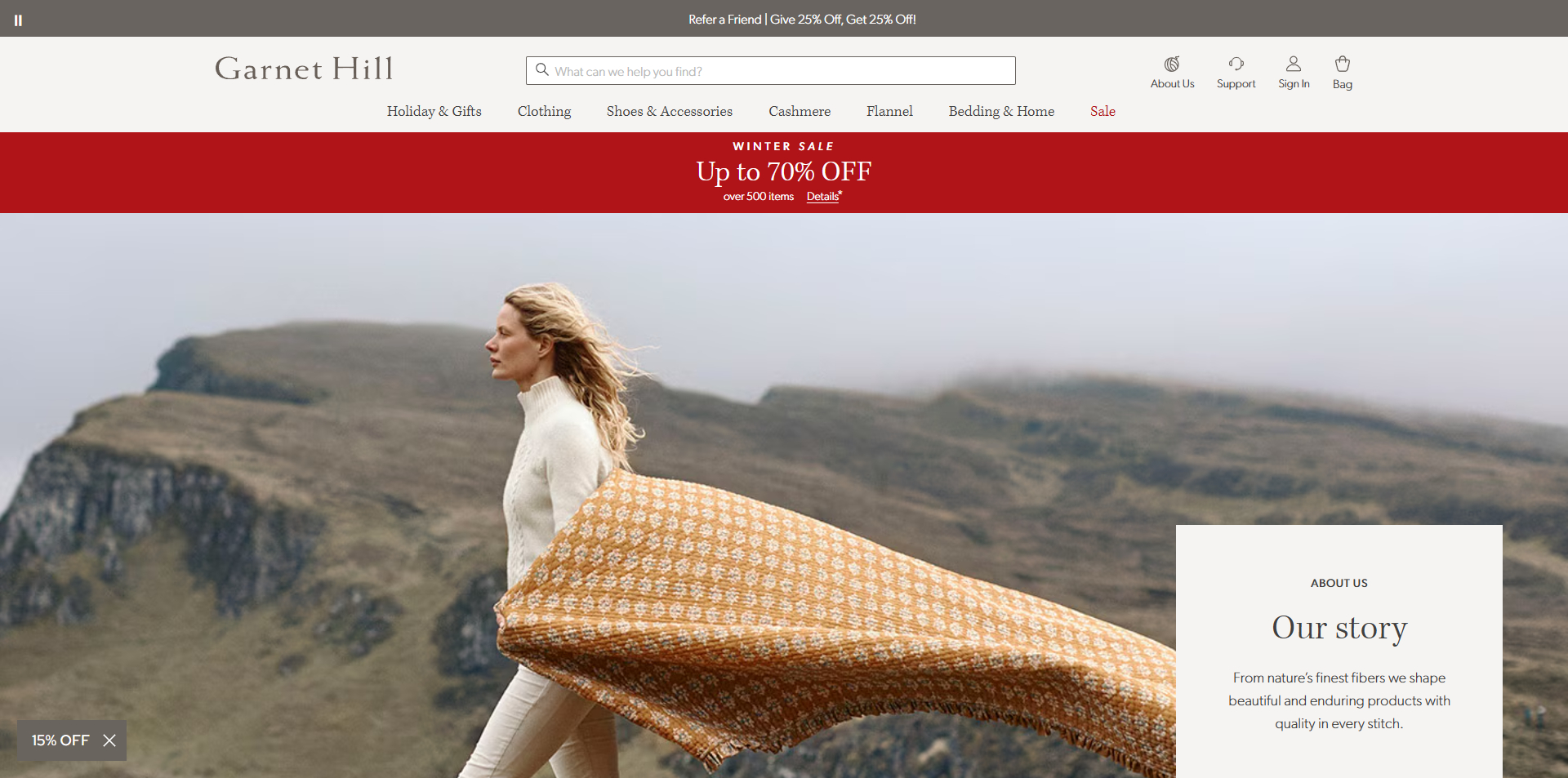 Garnet Hill discount code